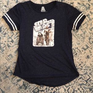 Star Wars graphic tee navy blue size large